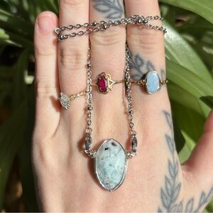 Aquaprase interchangeable necklace